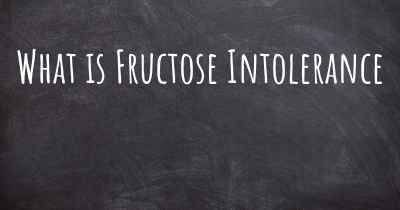 What is Fructose Intolerance