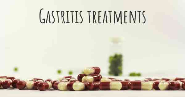 Gastritis treatments