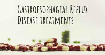 Gastroesophageal Reflux Disease treatments
