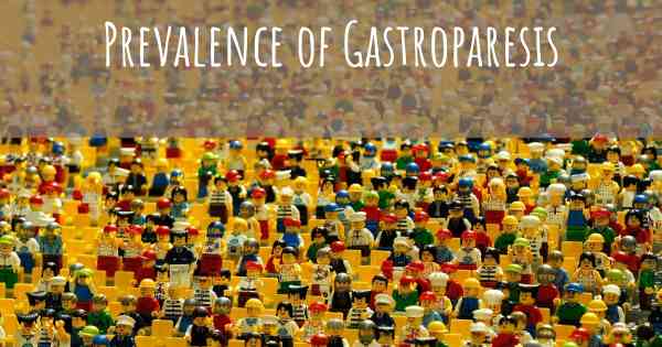 Prevalence of Gastroparesis