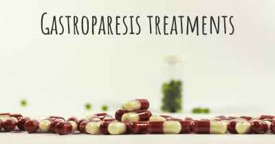 Gastroparesis treatments