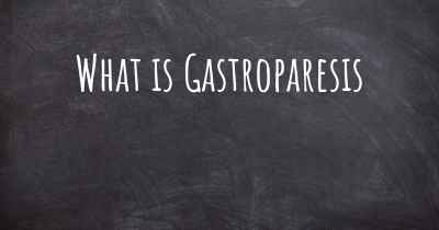 What is Gastroparesis