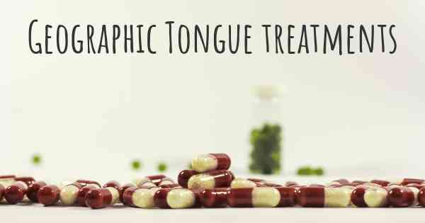 Geographic Tongue treatments