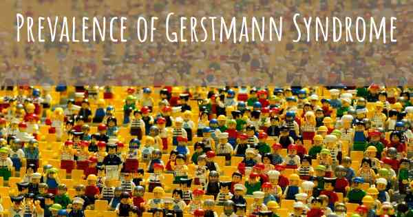 Prevalence of Gerstmann Syndrome