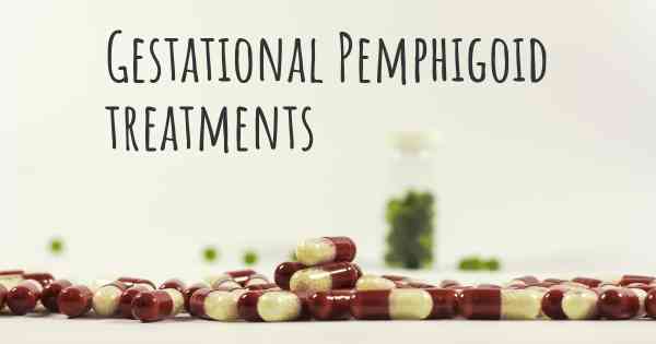 Gestational Pemphigoid treatments