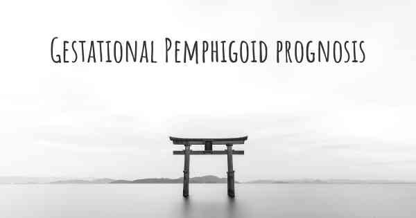 Gestational Pemphigoid prognosis