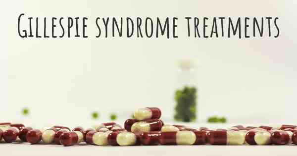 Gillespie syndrome treatments