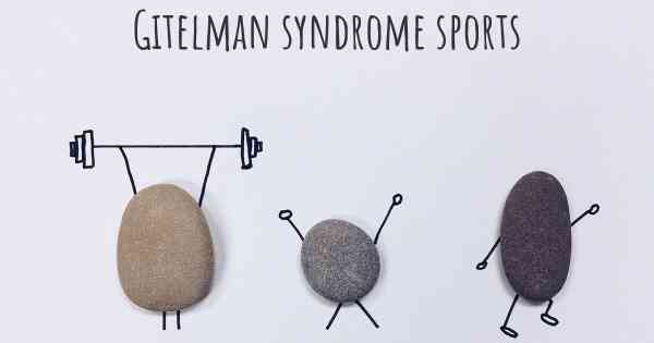 Gitelman syndrome sports