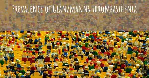 Prevalence of Glanzmanns thrombasthenia