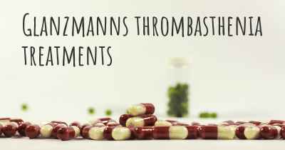 Glanzmanns thrombasthenia treatments