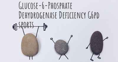 Glucose-6-Phosphate Dehydrogenase Deficiency G6pd sports