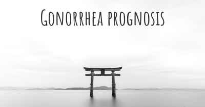Gonorrhea prognosis