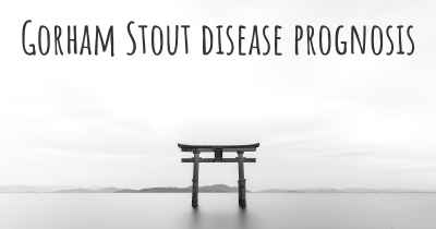 Gorham Stout disease prognosis