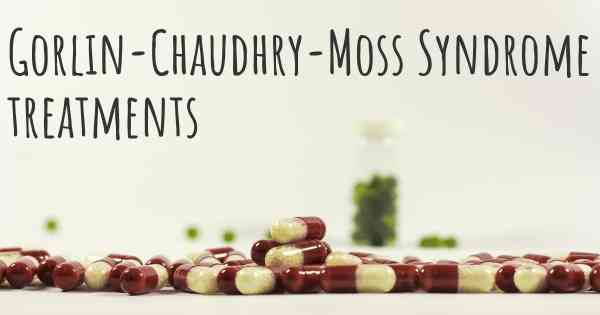 Gorlin-Chaudhry-Moss Syndrome treatments