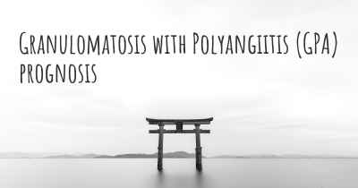 Granulomatosis with Polyangiitis (GPA) prognosis