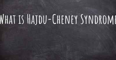 What is Hajdu-Cheney Syndrome