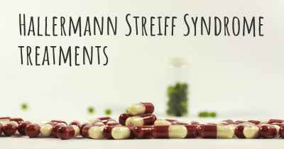 Hallermann Streiff Syndrome treatments