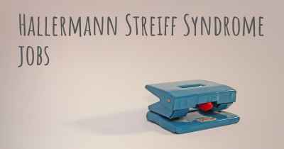 Hallermann Streiff Syndrome jobs