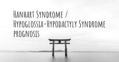 Hanhart Syndrome / Hypoglossia-Hypodactyly Syndrome prognosis