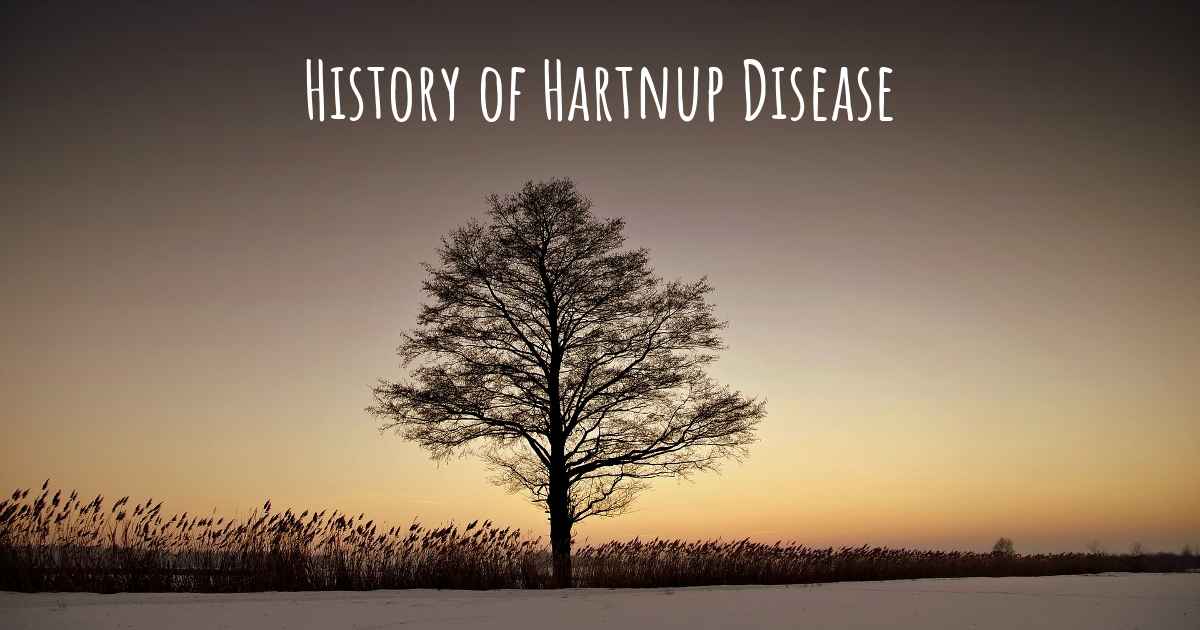What is the history of Hartnup Disease?