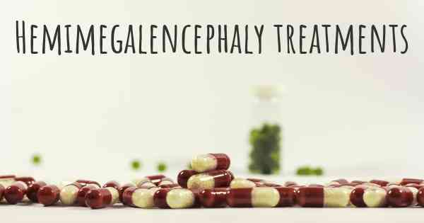 Hemimegalencephaly treatments