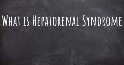 What is Hepatorenal Syndrome
