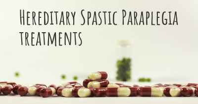 Hereditary Spastic Paraplegia treatments