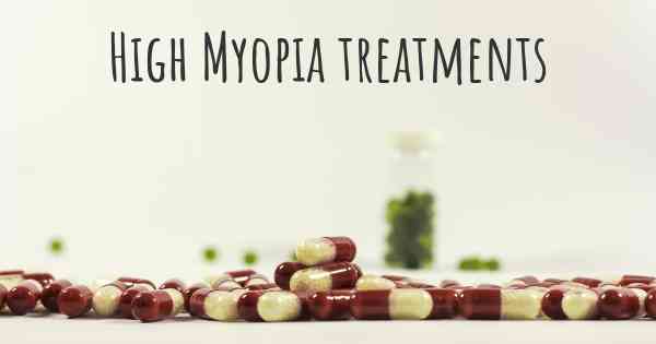 High Myopia treatments