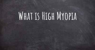 What is High Myopia
