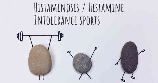 Histaminosis / Histamine Intolerance sports