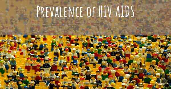 Prevalence of HIV AIDS