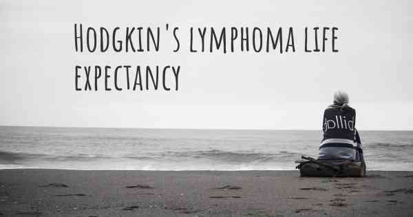 Hodgkin's lymphoma life expectancy