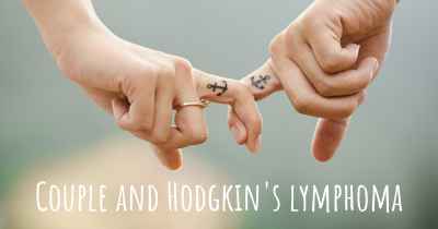 Couple and Hodgkin's lymphoma