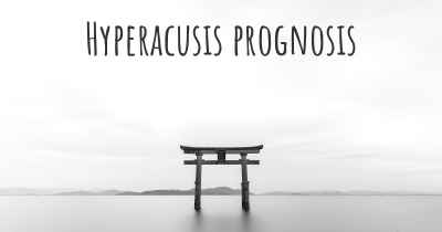 Hyperacusis prognosis