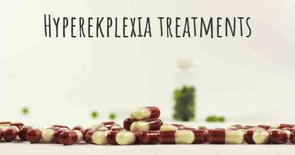 Hyperekplexia treatments