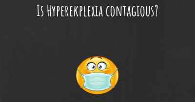 Is Hyperekplexia contagious?