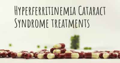 Hyperferritinemia Cataract Syndrome treatments