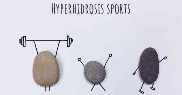 Hyperhidrosis sports