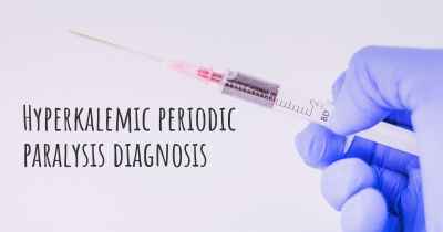 Hyperkalemic periodic paralysis diagnosis