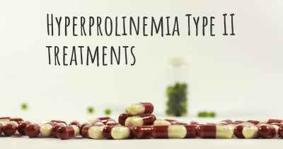 Hyperprolinemia Type II treatments