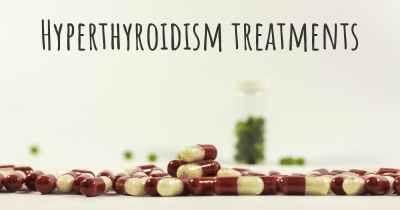 Hyperthyroidism treatments