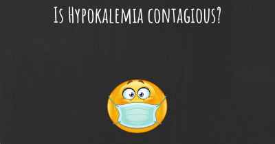 Is Hypokalemia contagious?