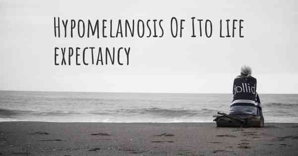 Hypomelanosis Of Ito life expectancy