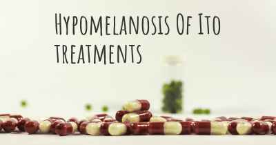 Hypomelanosis Of Ito treatments