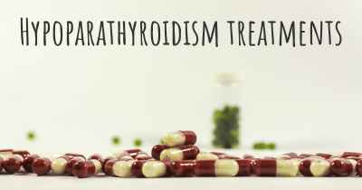 Hypoparathyroidism treatments