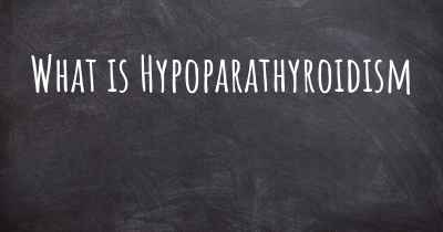What is Hypoparathyroidism