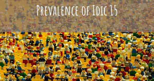 Prevalence of Idic 15
