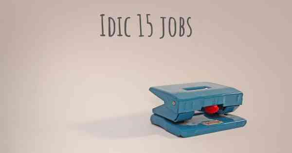 Idic 15 jobs