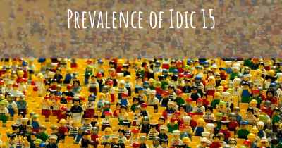 Prevalence of Idic 15