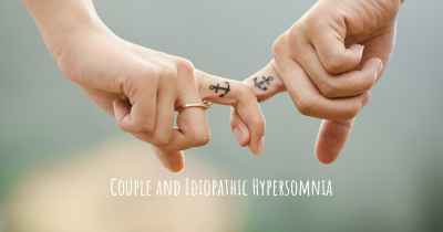 Couple and Idiopathic Hypersomnia